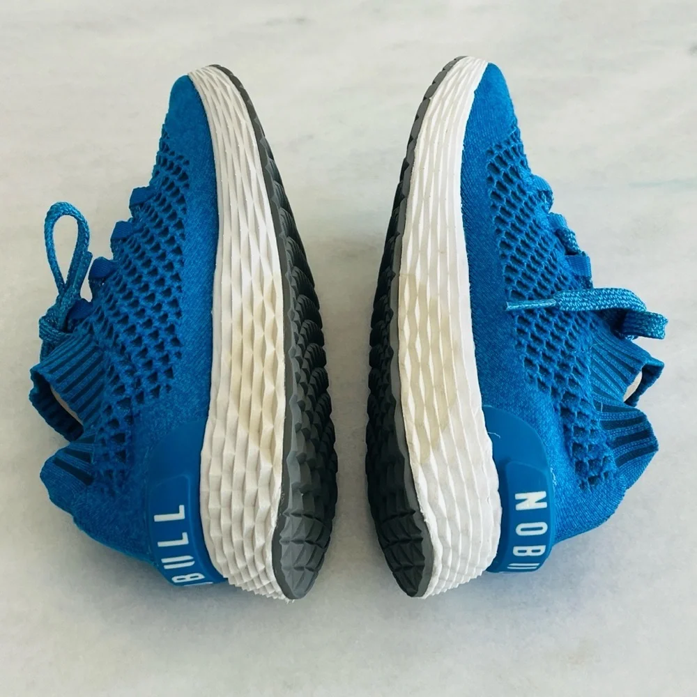 Nobull Blue Allday Flyknit Men's Size 9.5 Women's 11 Athletic Sneakers Shoes - Picture 6 of 11